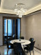 Jingmeng Modern Light Luxury Glass Italian Restaurant Chandelier Creative Living Room Led Elegant Luxurious Lighting Fixture