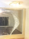 Modern Minimalist Duplex Spiral Staircase Long Chandelier Light Luxury Curved Moon Crystal Lamp Villa Open-Air Living Room Large Chandelier