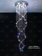 Modern Light Luxury Crystal Loft Apartment Staircase Chandelier Villa Duplex Living Room 2026 New Butterfly Long Chandelier