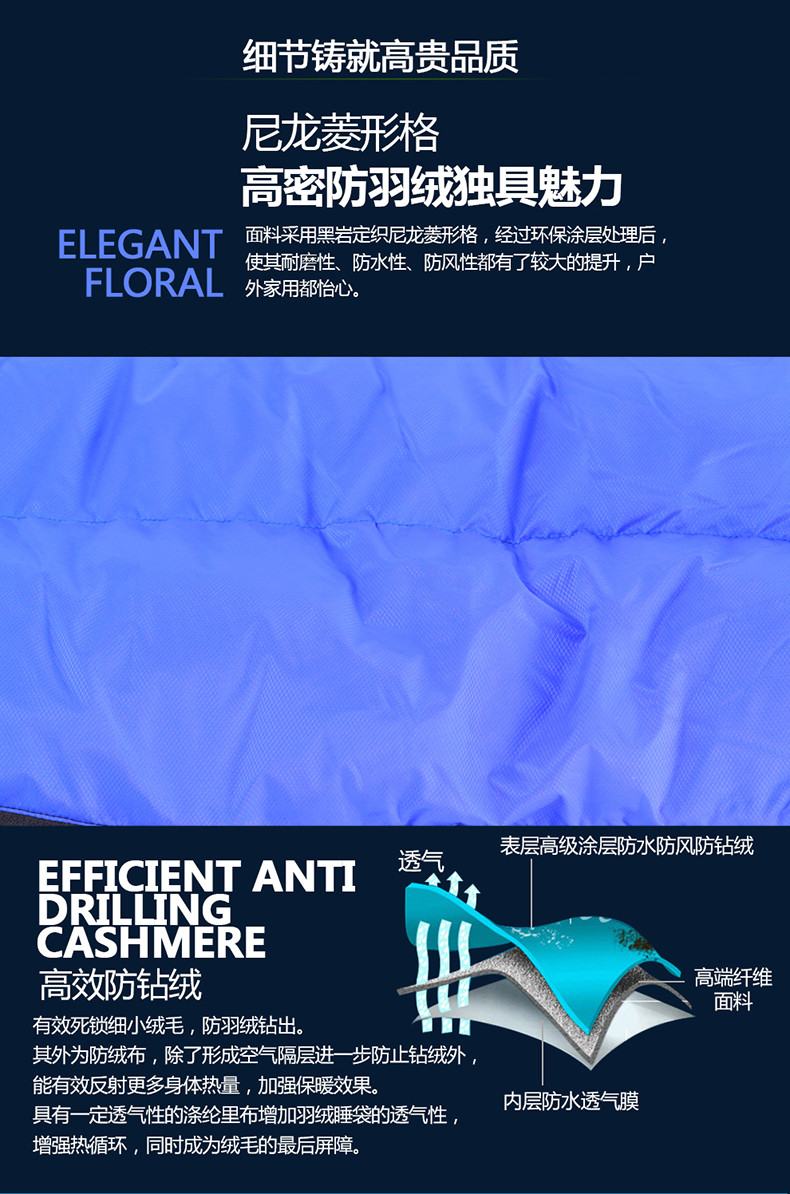 BlackCrag / Black Rock Gale Series Túi ngủ ngoài trời 700 Peng 90% White Goose Down Có thể được ghép - Túi ngủ túi ngủ văn phòng tiki