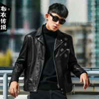 Vải huyền thoại 2018 mới ve áo da nam Slim phiên bản Hàn Quốc đẹp trai shop áo khoác nam