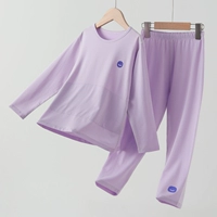 Лавандовый фиолетовый [лиоцелл, тенсель, хлопок + однотонный двухслойный комплект для защиты живота]