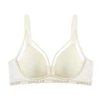 Underwear for women 2024 new popular small breast push-up secondary breast anti-sagging fixed cup summer thin mesh bra