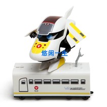 Genuine Ruishi iron gall train man high-speed rail man toy 02 Guangming No 8 full set of deformable combination with car