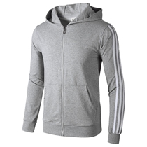 Hooded coat male spring and autumn thin sports top