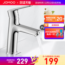 Jiumu bathroom faucet household toilet sink hot and cold splash-proof wash basin wash single handle basin faucet