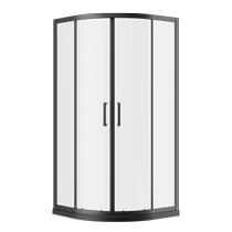 (Customized) JOMOO curved sector sliding door integrated shower room glass partition bathroom wet and dry separation 12S