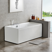 Nine animal husbandry acrylic skirt bathtub small apartment simple bathtub bathroom bath tub household bathtub bath barrel adult