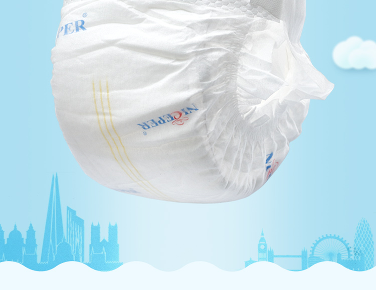 Anh đẹp hơn Lance Belle tã màu xanh tải L mã siêu mỏng tã khô không kéo quần tã bỉm huggies size s