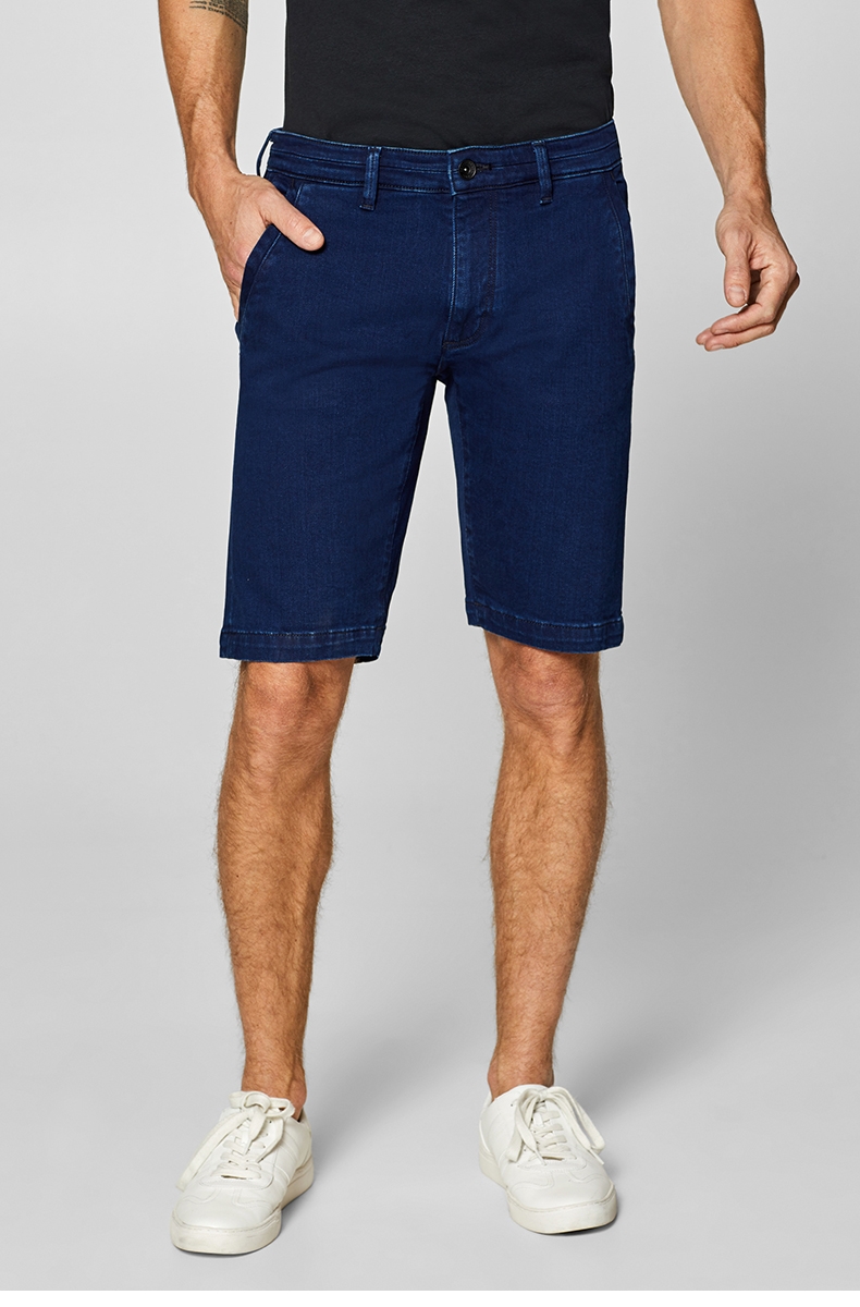 Quần jean nam ESPRIT thủy triều đơn giản cotton đạn thẳng quần short nam mùa hè mới 039EE2C006 - Quần jean quần jean nam levis