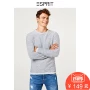 ESPRIT EDC nam 2018 mùa hè sọc bông dài tay áo cao cổ áo len -038CC2I003 thời trang h&m