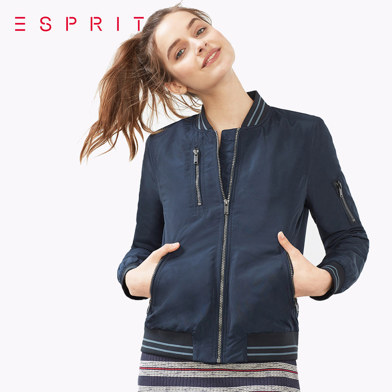 esprit bomber jacket womens