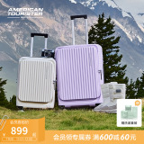 American Travel 2025 новый расширяемый чемодан с боковым открыванием, 20-дюймовый чемодан-тележка с передним открыванием, женский посадочный чемодан NF2