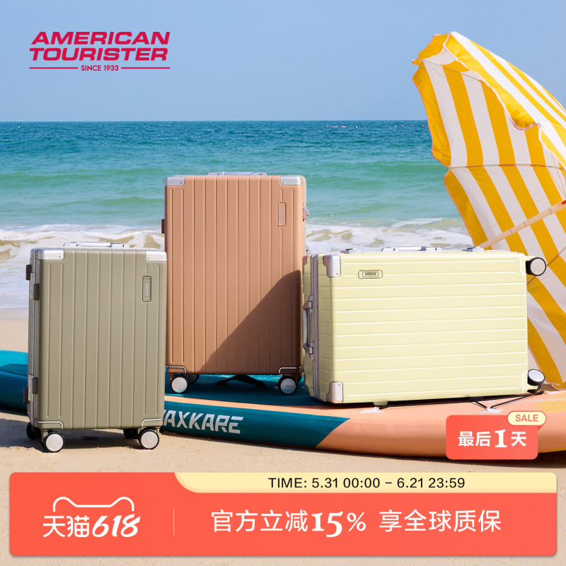 Three Sizes, Same Price | Official American Travel Luggage 24inch Large Capacity Suitcase with Aluminum Frame, Sturdy and Durable Three Sizes, Same Price | Official American Travel Luggage 24inch Large Capacity Suitcase with Aluminum Frame, Sturdy and Durable