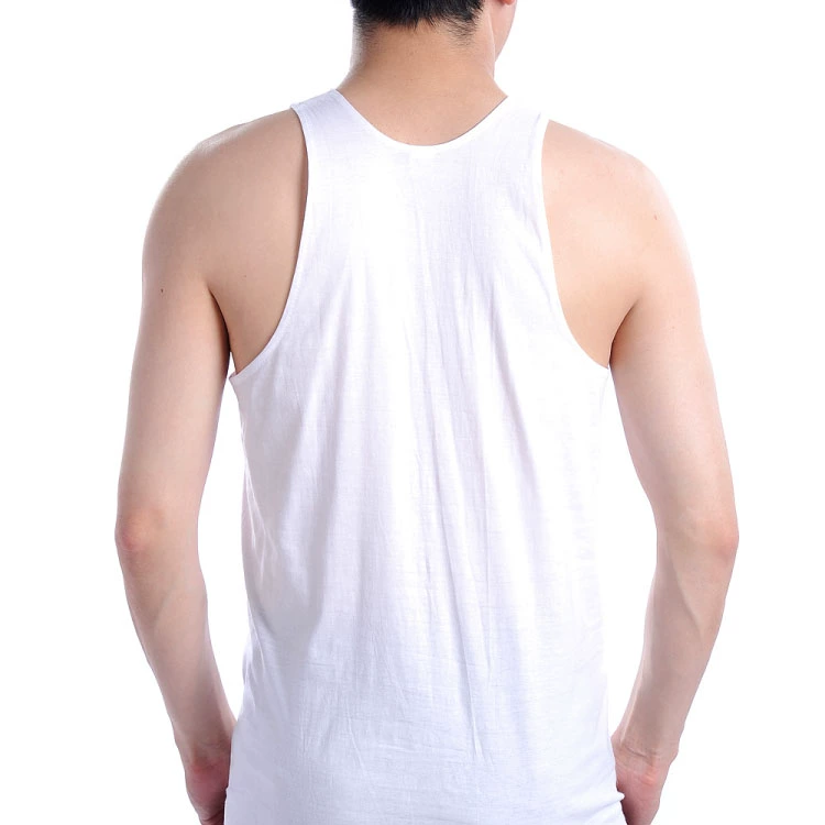 Vest nam trung niên mùa hè mỏng nam trung niên cotton vest mồ hôi vest không tay áo thun áo phông đáy