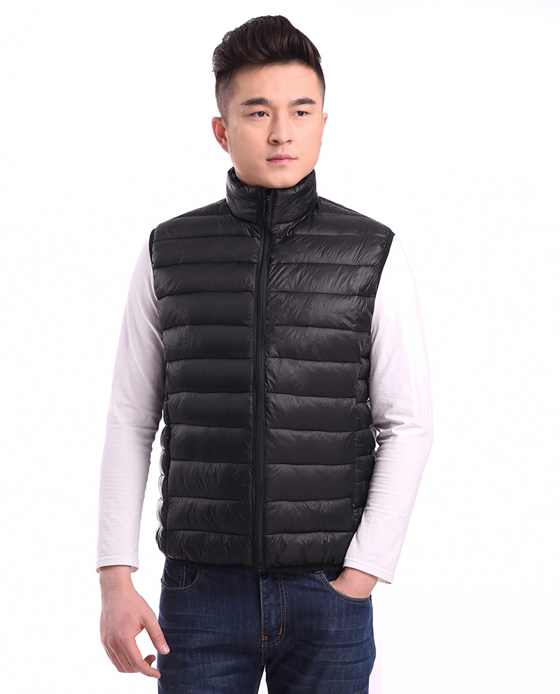 Mùa thu và mùa đông mẫu áo khoác nam trẻ trung xuống áo vest cotton nam nhẹ vest mùa đông cộng với áo béo cỡ lớn áo ba lỗ tập gym