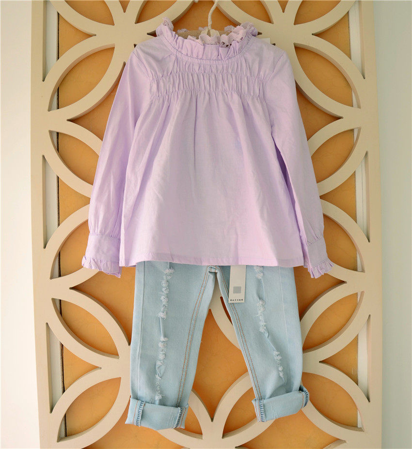 Chemise fille à manche longue - Ref 2087199 Image 8