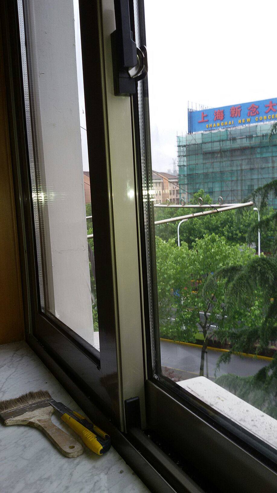 Shanghai Shenglang Quanpack Guangrong Brand Broken Bridge Aluminum 70 Type Casement Window Width Thick Solid material thickened thermal insulation soundproof glass