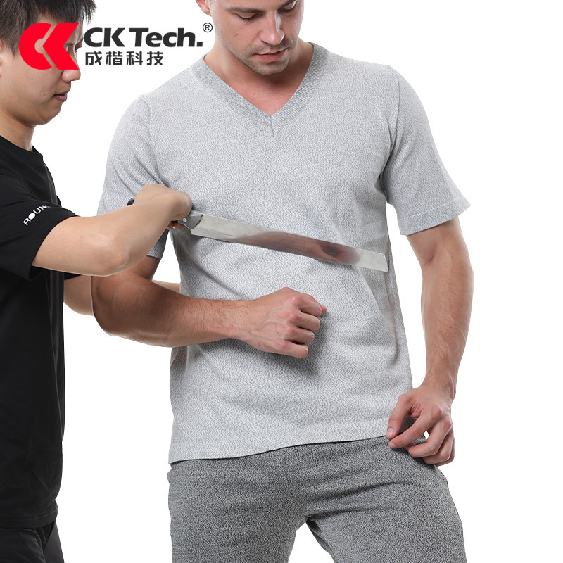 Summer Anti-Cut Clothing, Anti-Stab Vest, Outdoor Protective Vest, Lightweight, Close-Fitting, Breathable and Soft