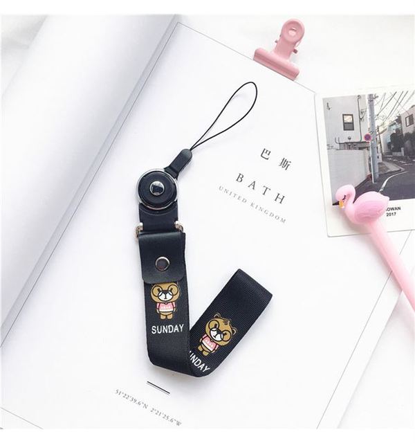 Điện thoại di động dây buộc nữ mẫu Hàn Quốc thời trang đường phố ngắn đoạn có thể tháo rời cá tính sáng tạo dây đeo cổ tay dây thừng phụ kiện hai trong một