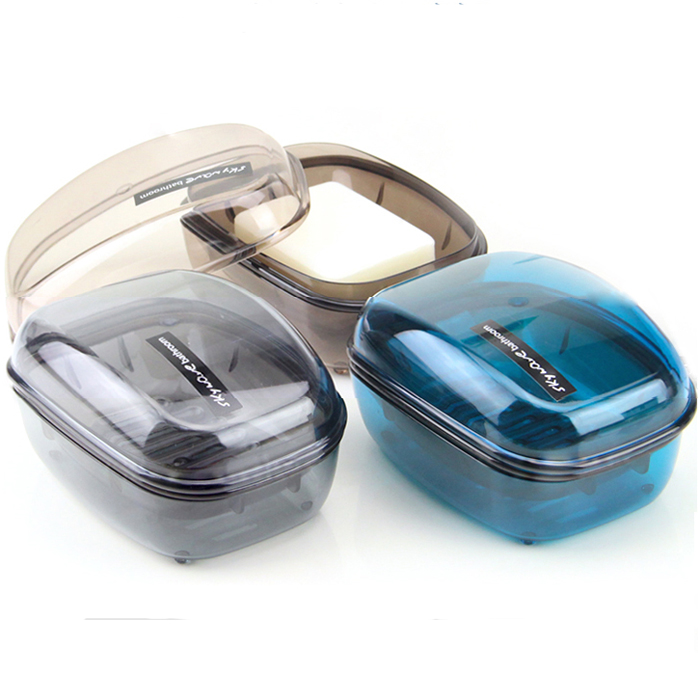 Korea Import Creative Fashion Handmade Soap Box Bathroom Soap Box Travel With Lid Bilayer Drain Soap Box Soap