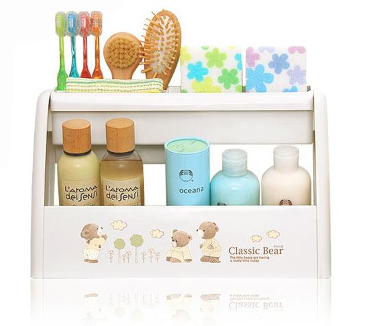 Korea imports sink storage rack bathroom rack dressing table storage box finishing box storage box