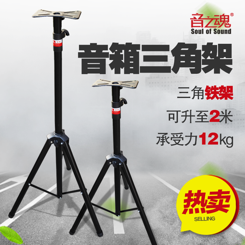 Speaker Tripod Sound Professional Landing Style Coarse Pipe Metal Bracket KTV Stage Card Private Depository