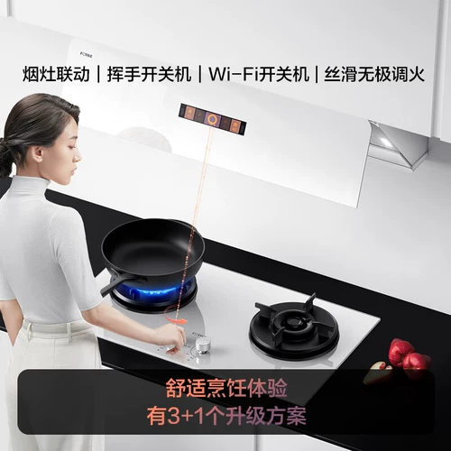 Fangtai Xinyue 02-F1-W Белая газовая плита с белыми газовыми плитами Set Set Office Flagship Store
