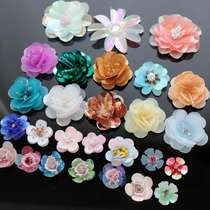 New handmade nail beads flower cloth paste clothing accessories DIY decorative patch hole applique accessories