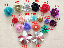Three-dimensional handmade nail beads flower cloth stickers clothes shoes hat bag decoration patch decals DIY accessories accessories