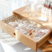 Acrylic drawer containing separating box cosmetic containing box mouth red dresser with built-in compartment theorizer transparent