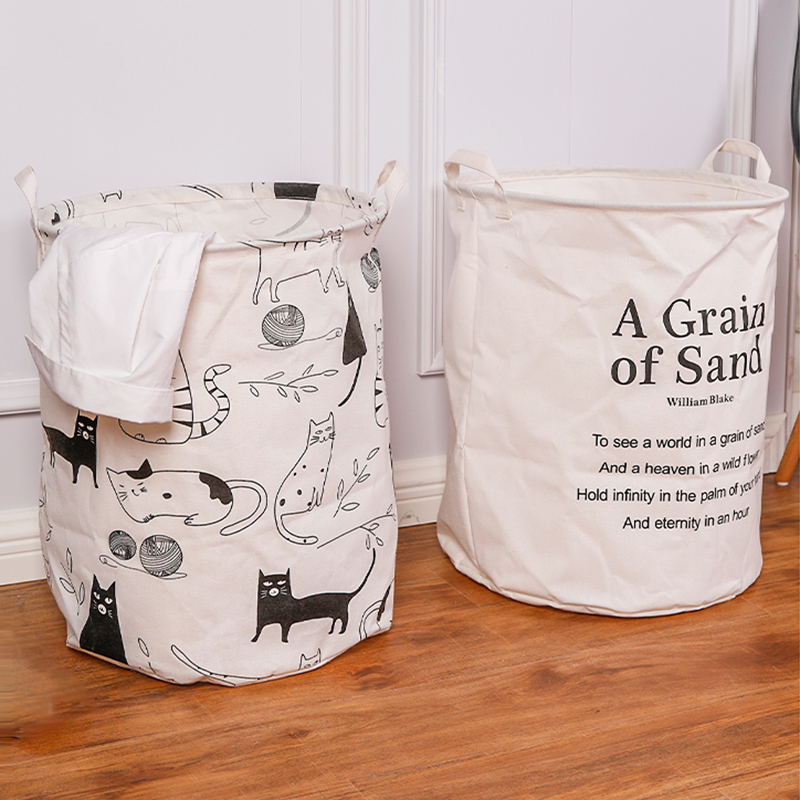 Dirty clothes basket dirty clothes toy storage basket fabric folding laundry bucket household dirty clothes basket household storage artifact