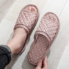 Qicai one-line non-slip European-style indoor home slippers