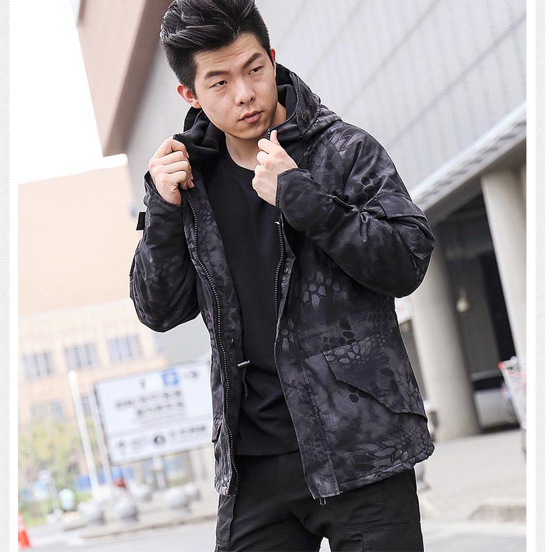 Outdoor Army memes G8 camouflated tactical submachine clothing autumn winter thickened warm men and women with clot jacket grabbing velvety clothes