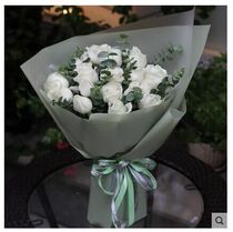 White Rose 19 Branches Shanghai Flower Shop-Birthday Flowers Love Flower Flower Flower Flower Flower Flower Flower Shop Delivery Orders to Buy Flowers in the same City