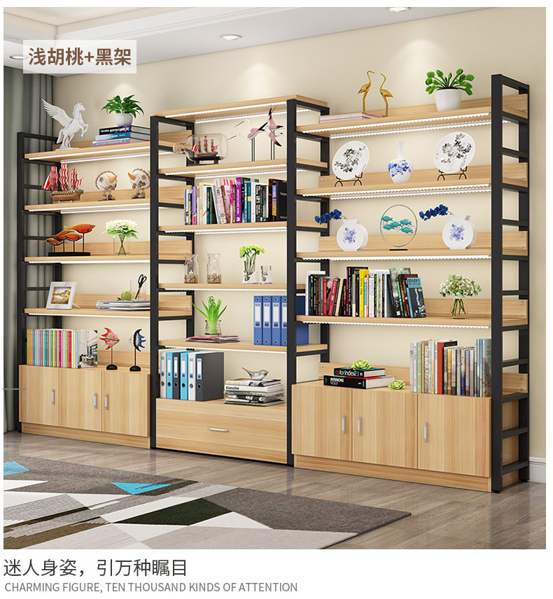 Kệ trưng bày kệ trưng bày giá trưng bày sản phẩm tủ kết hợp miễn phí sáng tạo kệ container mỹ phẩm hiển thị tủ