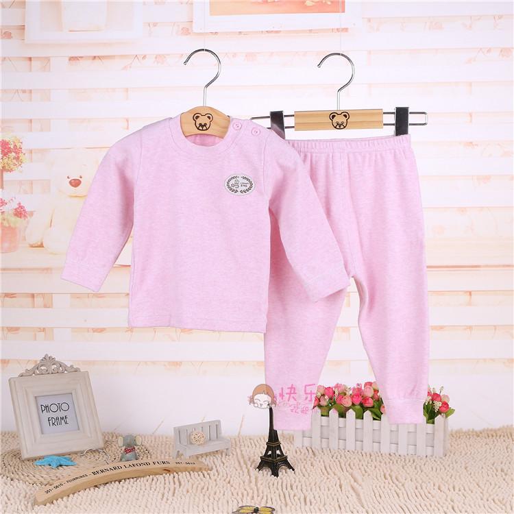 Wright gấu trẻ em đồ lót bé trai và bé gái mùa thu đồ ngủ trẻ sơ sinh áo len cotton cho bé dịch vụ nhà mùa thu đồ bộ trẻ em