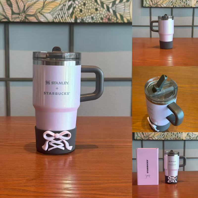 Starbucks Cup 2026 Punk Ballet Series Stanley Portable Stainless Steel Straw Cup with Silicone Base