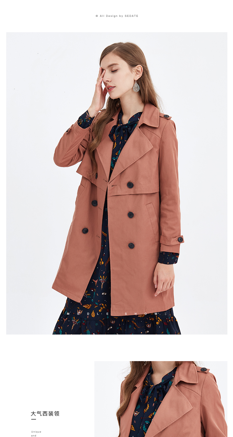 Trench pour femme SEDATE en Coton - Ref 3226243 Image 11