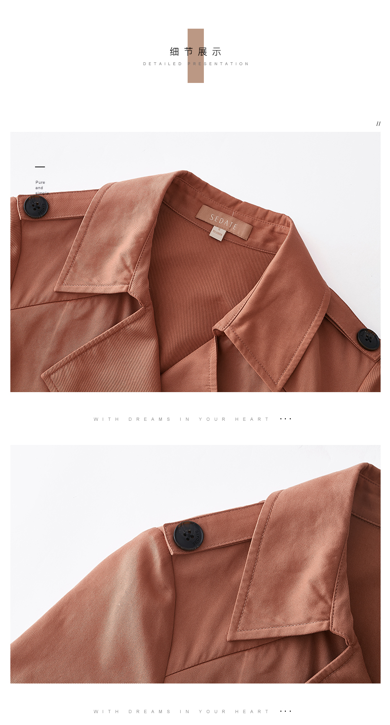 Trench pour femme SEDATE en Coton - Ref 3226243 Image 20