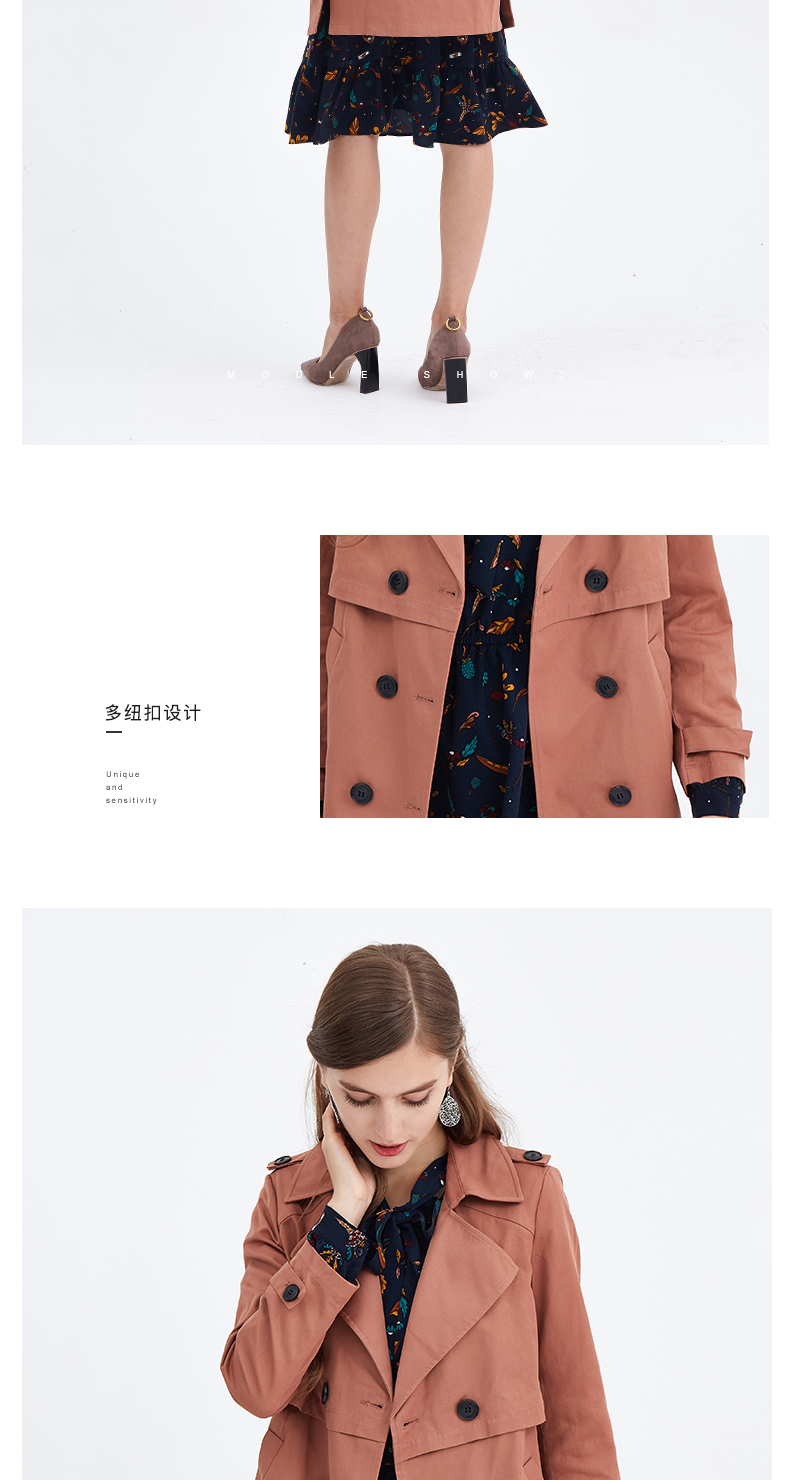 Trench pour femme SEDATE en Coton - Ref 3226243 Image 14