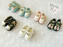  blythe mmk azone lady cat bow multi-color princess shoes