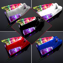 Car flash light shark fin wind light colorful energy-saving wind light roof warning light anti-rear-end decoration antenna