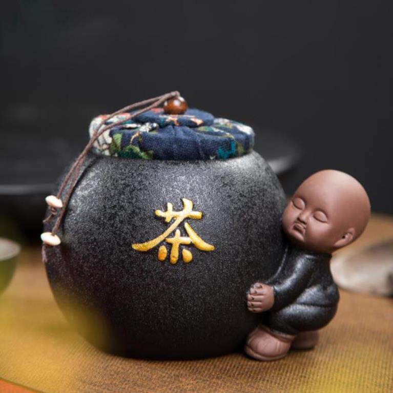 Tourism Baby Tea Leaf Jars Canned Small Children Square Travel Fit Empty Box Office Portable Pu-erh Tea Cake Yang