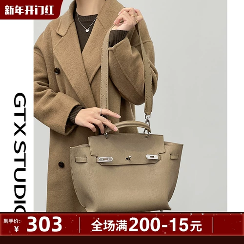 Портативная кожаная вместительная и большая сумка на одно плечо, из натуральной кожи