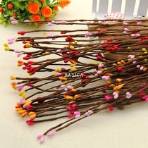 Simulation flower rattan vine wreath glass bottle flower arrangement shooting props Net red decoration room small items