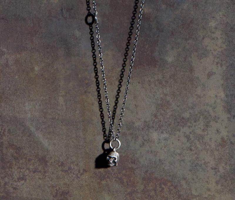 werkstatt münchen wm skulls small necklace 