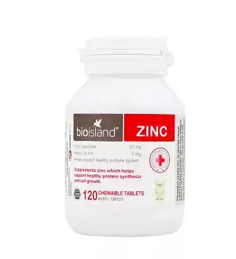 Special price two to reduce 10 yuan Bio Island infants and children zinc chewing tablets anorexia free