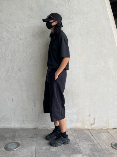 I795 Lema Bargares пьет пять -точечные повседневные шорты черные джинсовые летние мужчины -мужчины