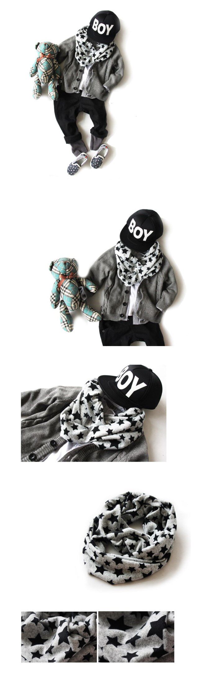 Echarpe garcon OKAIDI en coton - Ref 2142788 Image 4